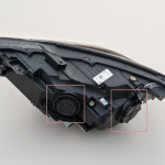 Infiniti Q30 QX30 zaślepki klapki lampy reflektora