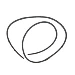 Lexus RX III uszczelka klin szyby klapy tył tylnej 08-15