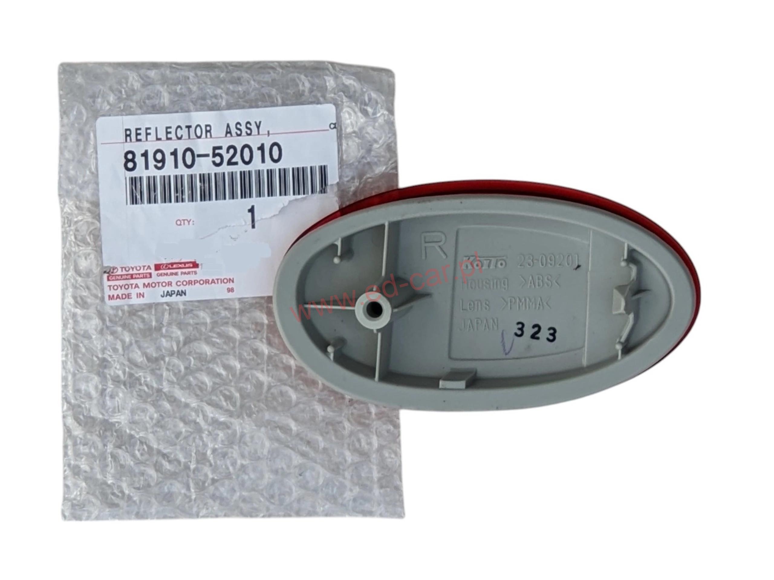 toyota-yaris-verso-lampka-odblask-zderzaka-prawy-tyl-99-81910-52010-ed-car.pl-7071947