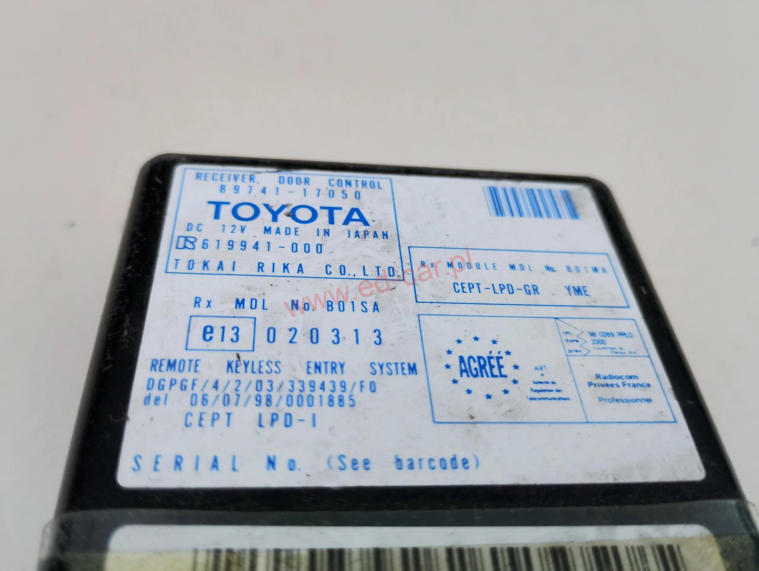 toyota-mr2-modul-sterownik-zamka-centralnego-drzwi-99-07-89741-17050-ed-car.pl-7100195