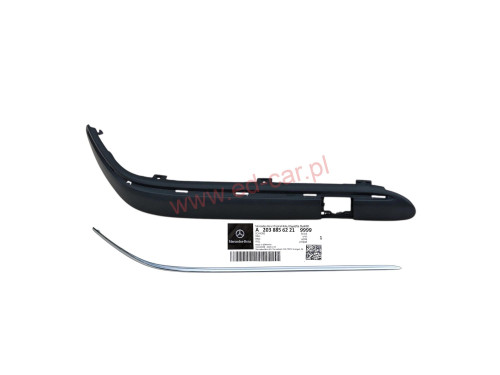 c-klasa-ii-a203-w203-listwa-chrom-zderzaka-prawy-przod-a2038856221-ed-car