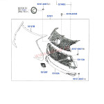 Lexus GS-F GSF IV atrapa grill kratka chrom zderzaka przód