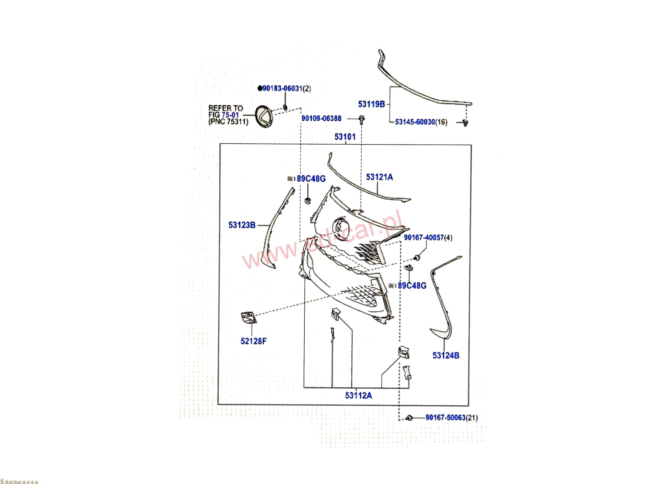 lexus-gs-iv-f-sport-atrapa-grill-kratka-zderzaka-przod-15-53101-30b40-ed-car