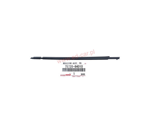 corolla-verso-ii-listwa-zgarniajaca-szyby-drzwi-lewy-przod-75720-64010-ed-car