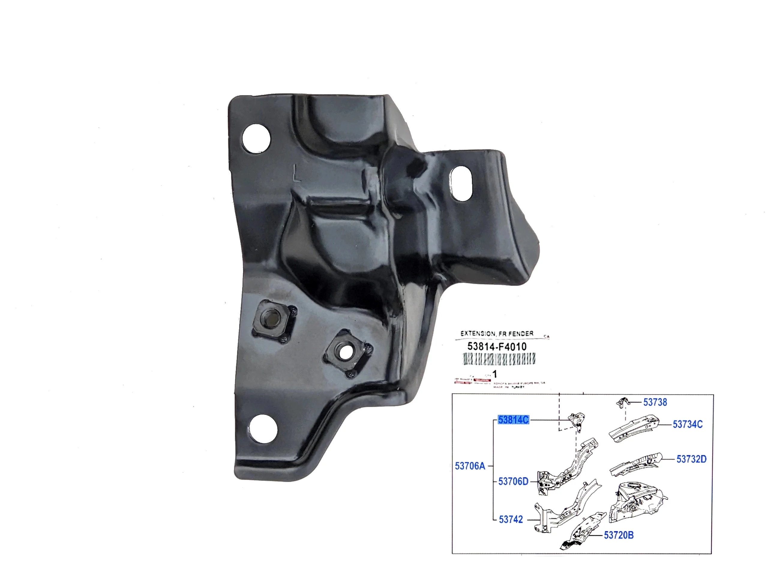 toyota-c-hr-i-chr-ii-wspornik-mocowanie-blotnika-lewy-przod-a53814-f4010-ed-car.pl-6067575